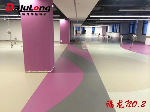 大巨龍福龍NO.2純色密實(shí)低pvc卷材地板